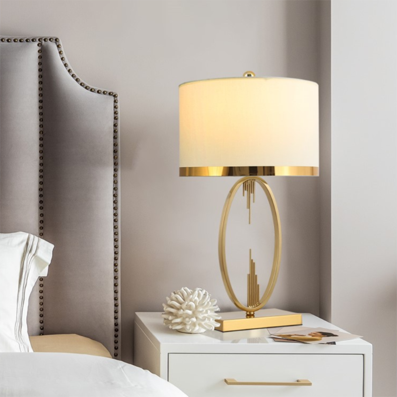 Lampe de chevet moderne abat-jour blanc – Expert en luminaire