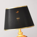 Lampe de table en céramique imprimé léopard