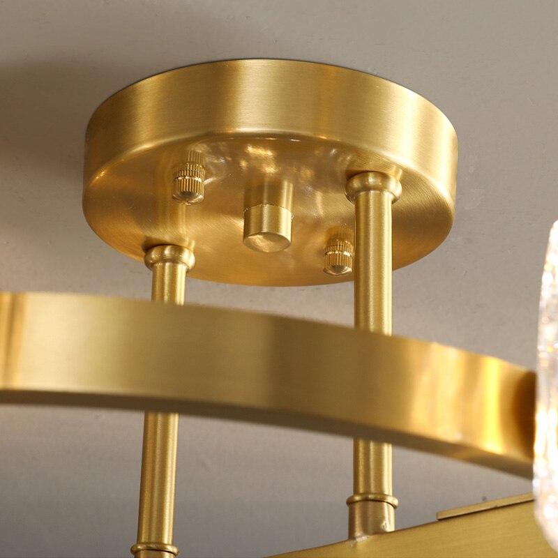 Lustre en laiton pour salon moderne – Expert en luminaire - Lampema