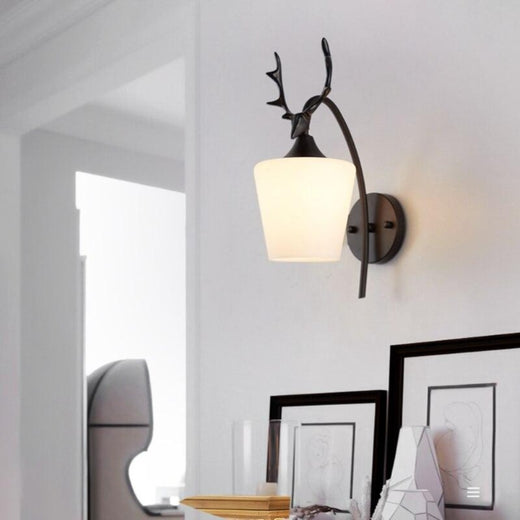 Applique murale sublime abat-jour en verre Katina