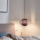 Lampe suspendue nordique moderne avec boule en verre