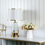 Lampe de table en céramique base solide