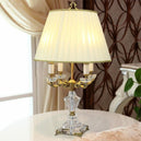 Lampe de table de luxe en cristal