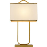 Lampe de table simple couleur or Adasse