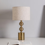 Lampe de table sobre et élégante en métal