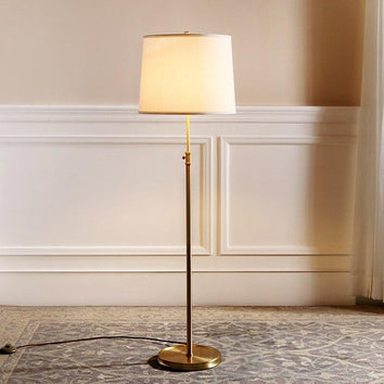 Lampadaire chic en laiton