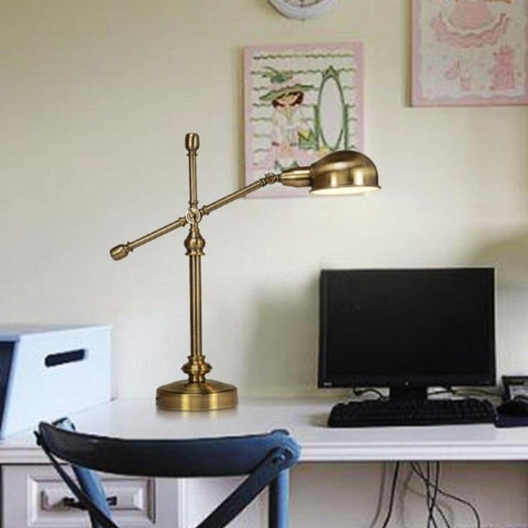 Lampe de bureau style rétro éclairage flexible