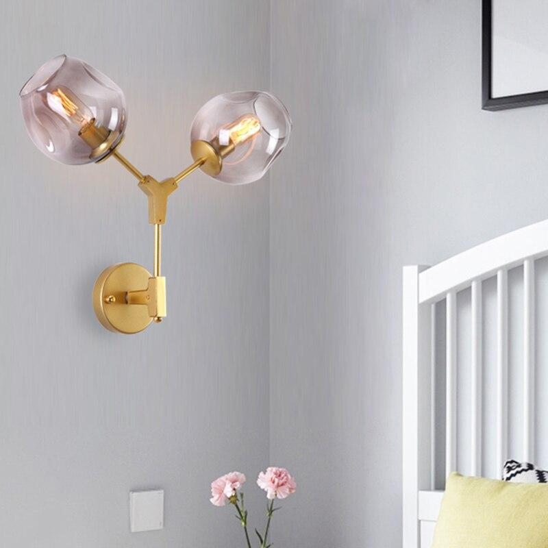 applique murale à led double abat-jour haut bas design élégant