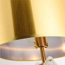 Lampe de table pour salon design couleur or