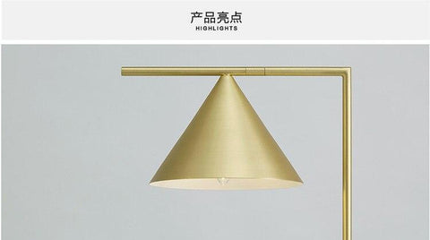 Lampe éclairage de bureau minimaliste en fer