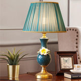 Lampe de table moderne corps de la lampe bleu foncé
