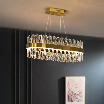 Lustre suspendu en cristal moderne design sublime